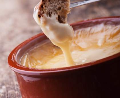 Fondue au fromage de Comté