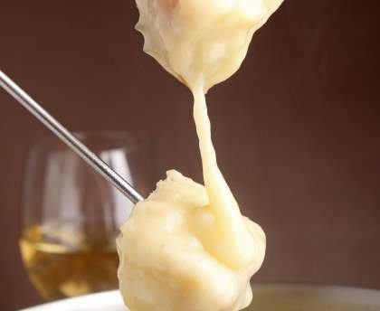 Fondue savoyarde au Champagne