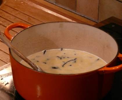 Fondue savoyarde aux trompettes de la mort