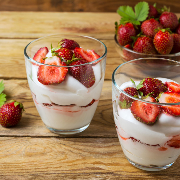 Fraises melba