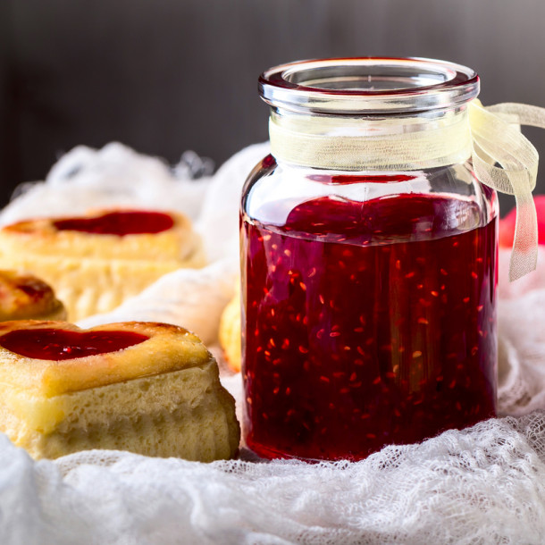 Framboise curd