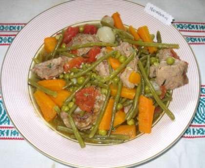 Fricassée  de veau à la crème de cidre