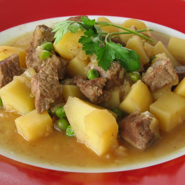 Fricassée de boeuf et pommes de terre