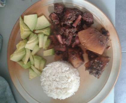 Fricassée de chatrou ( à l'antillaise )
