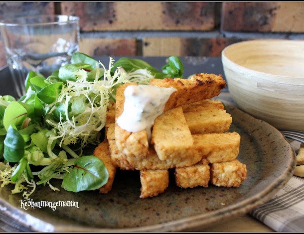 Frites de panisse au quinoa