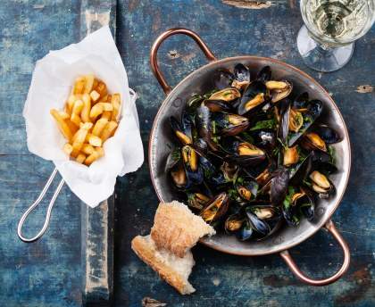 Friture de moules