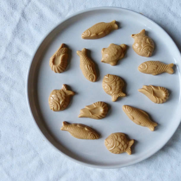 Fritures aux chocolats et praliné