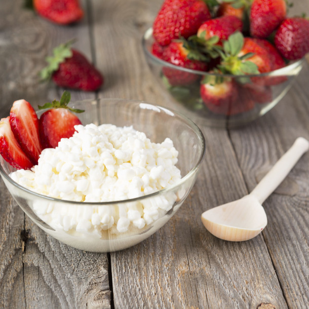 Fromage blanc au lait caillé