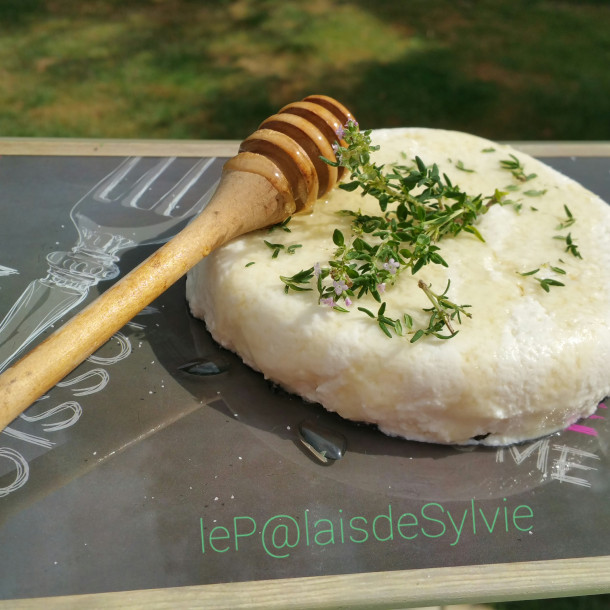 Fromage frais de vache, Miel & Fleurs de thym au i'cookin