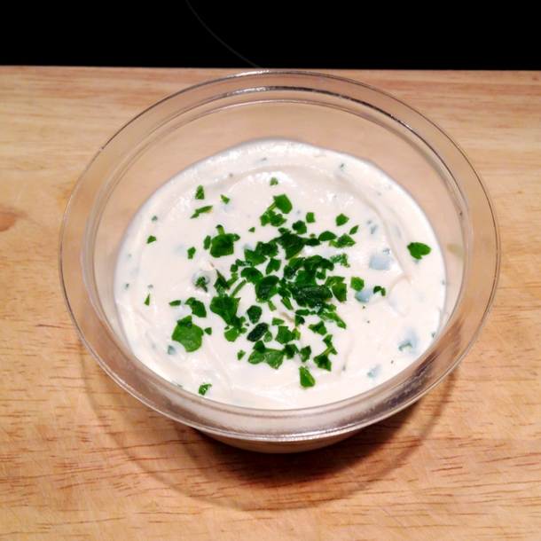 Fromage végétal ail et fines herbes