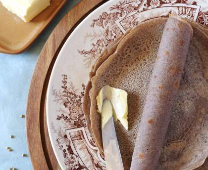 Galette bretonne à la farine de sarrasin