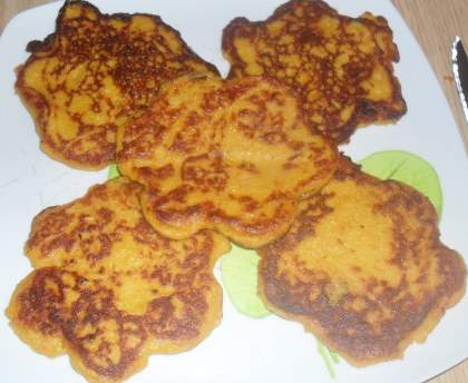 Galette de carottes et colin