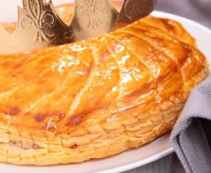 Galette des rois à la framboise