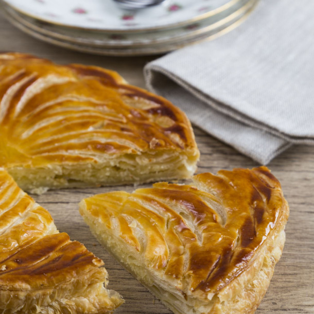 Galette des rois à l'aspartame parfumée au rhum