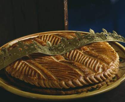 Galette des rois au chocolat et au thé