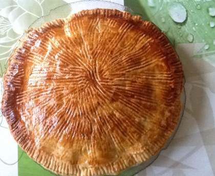 Galette des rois au chocolat et pralin