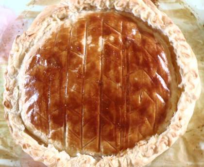 Galette des rois au pommeau
