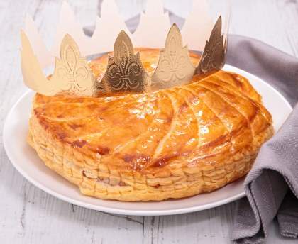 Galette des rois au trois chocolats