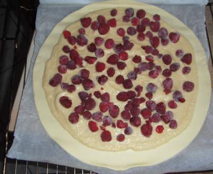 Galette des rois aux framboises