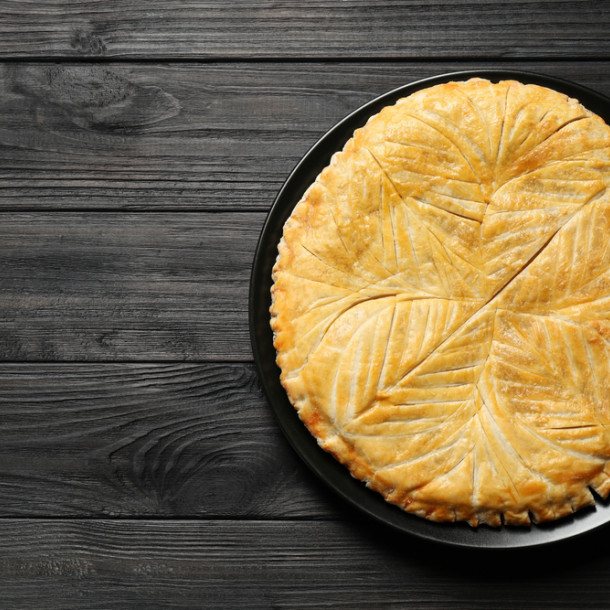Galette des rois sablée à la confiture