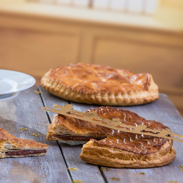 Galette pomme chocolat amande