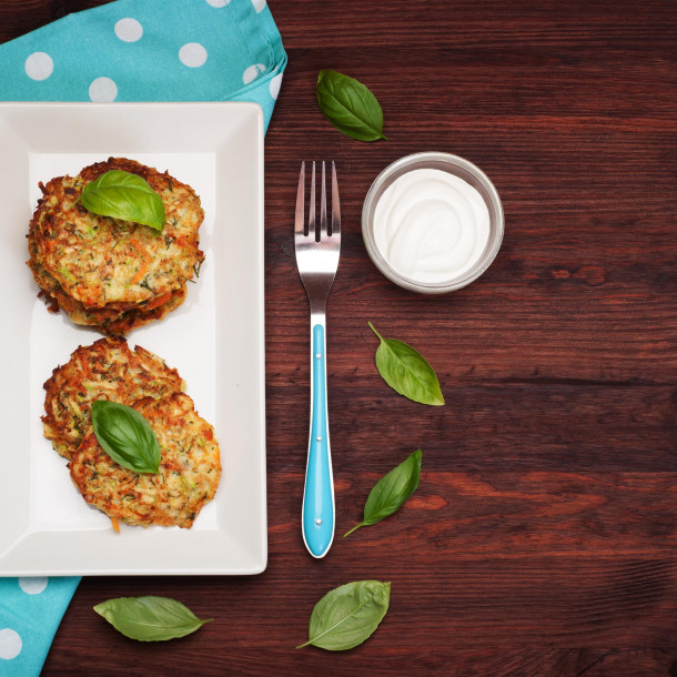 Galettes de légumes râpés