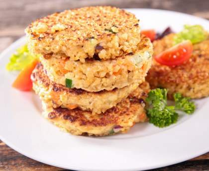 Galettes de légumes SANS gluten
