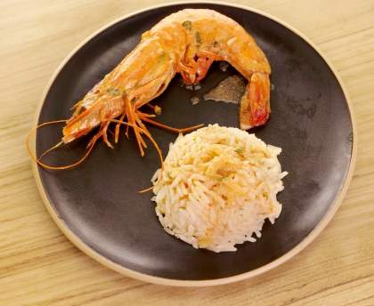 Gambas à l'armoricaine