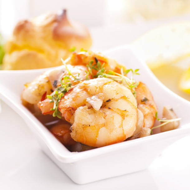 Gambas au whisky
