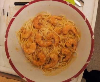 Gambas et son jus