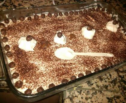 Gâteau à la banane et à la chantilly