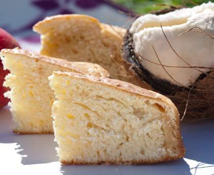 Gateau à la noix de coco "spécial débutant"