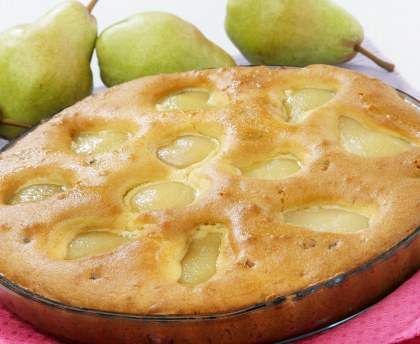 Gâteau à la poire sans oeuf