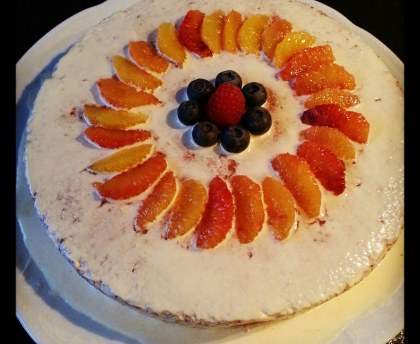 Gâteau à l'orange léger