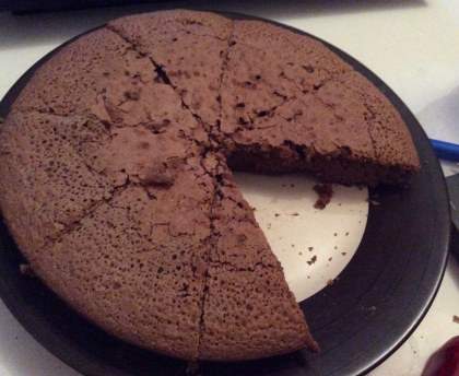 Gâteau au chocolat  (sans beurre ni crème ni lait...)