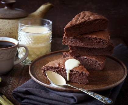 Gâteau au chocolat bien gonflé