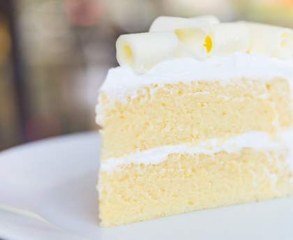Gâteau au chocolat blanc au micro-ondes