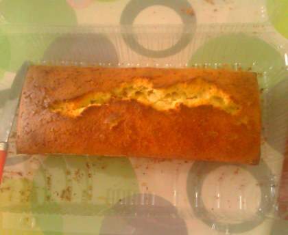 Gâteau au chocolat blanc et pépites de chocolat au lait