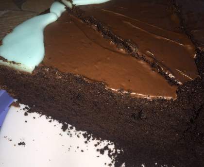 Gâteau au chocolat en poudre
