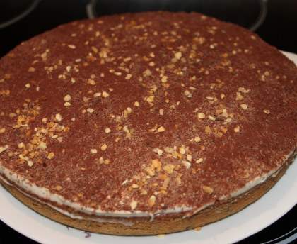 Gateau au chocolat façon tiramisu