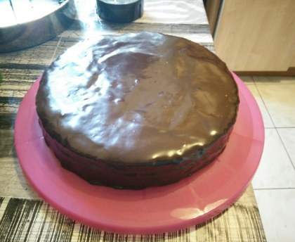Gâteau au chocolat ganaché
