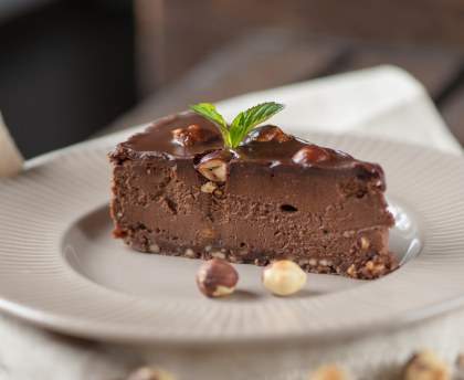 Gâteau au chocolat sans cuisson