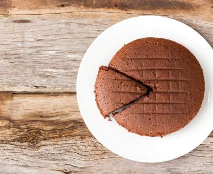 Gâteau au chocolat sans oeuf
