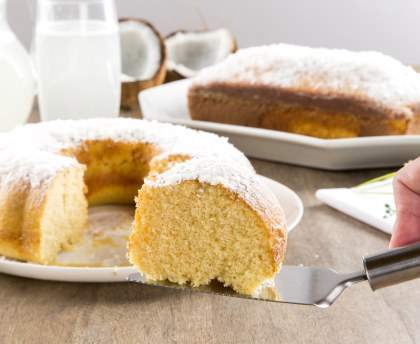 Gâteau au yaourt à la noix de coco très facile