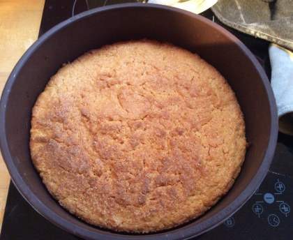 Gâteau au yaourt à la pêche sans oeufs 
