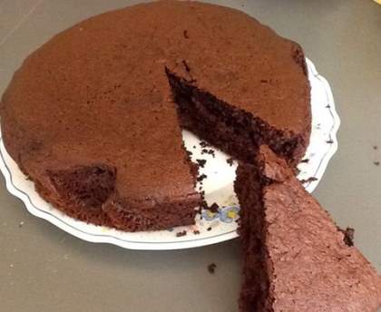 Gâteau au yaourt au cacao