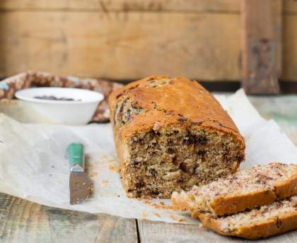 Gâteau au yaourt chocolat banane