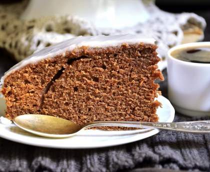 Gâteau au yaourt et au chocolat café