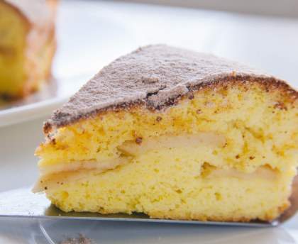 Gâteau au yaourt et aux pommes golden