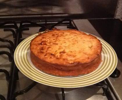 Gâteau au yaourt pomme banane